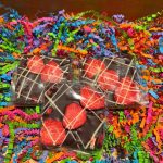 Dark Chocolate Bar with Strawberry and White Chocolate Drizzle