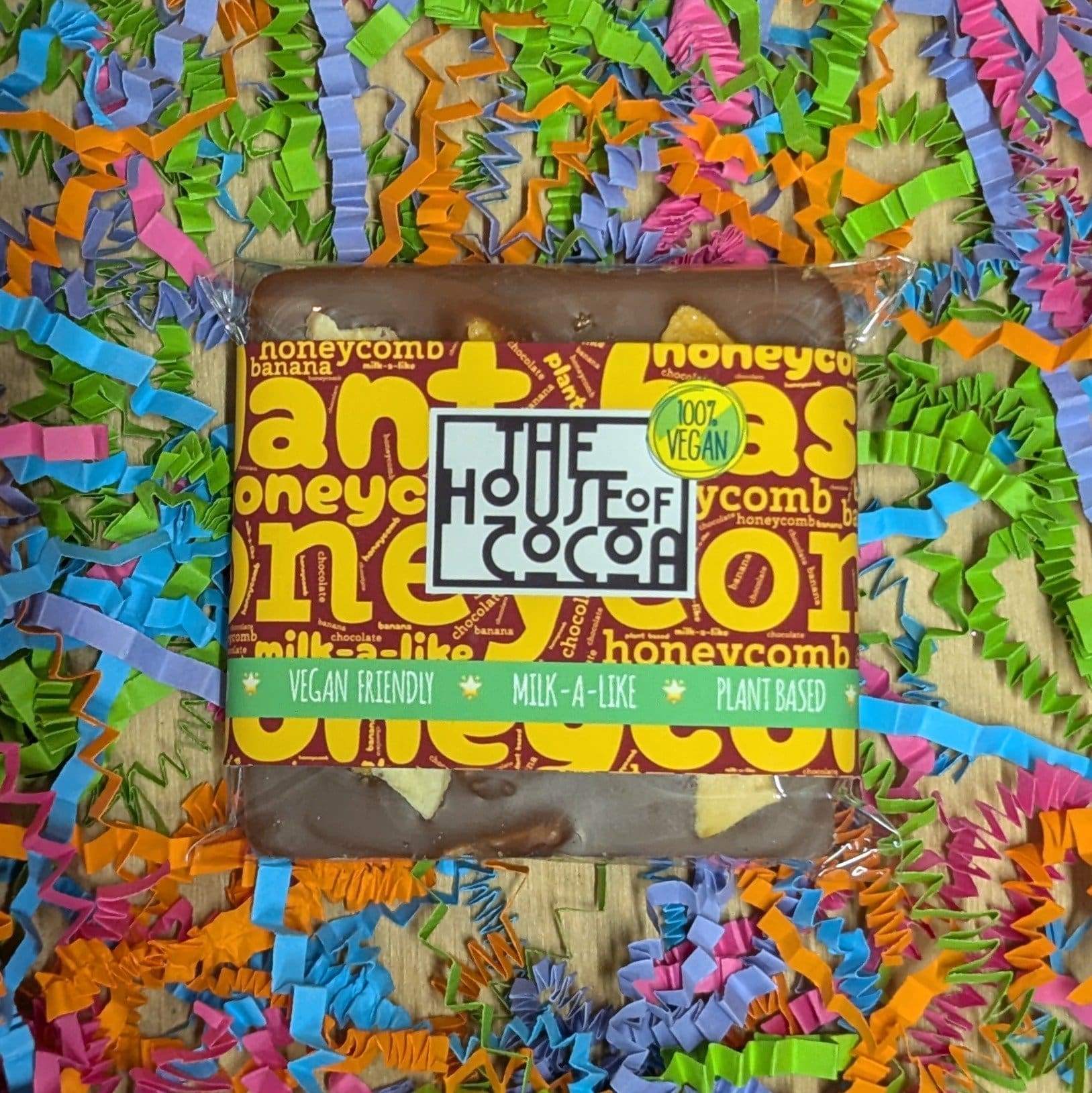 Plant Based Vegan ‘Milk’ Chocolate Banana and Honeycomb Bar