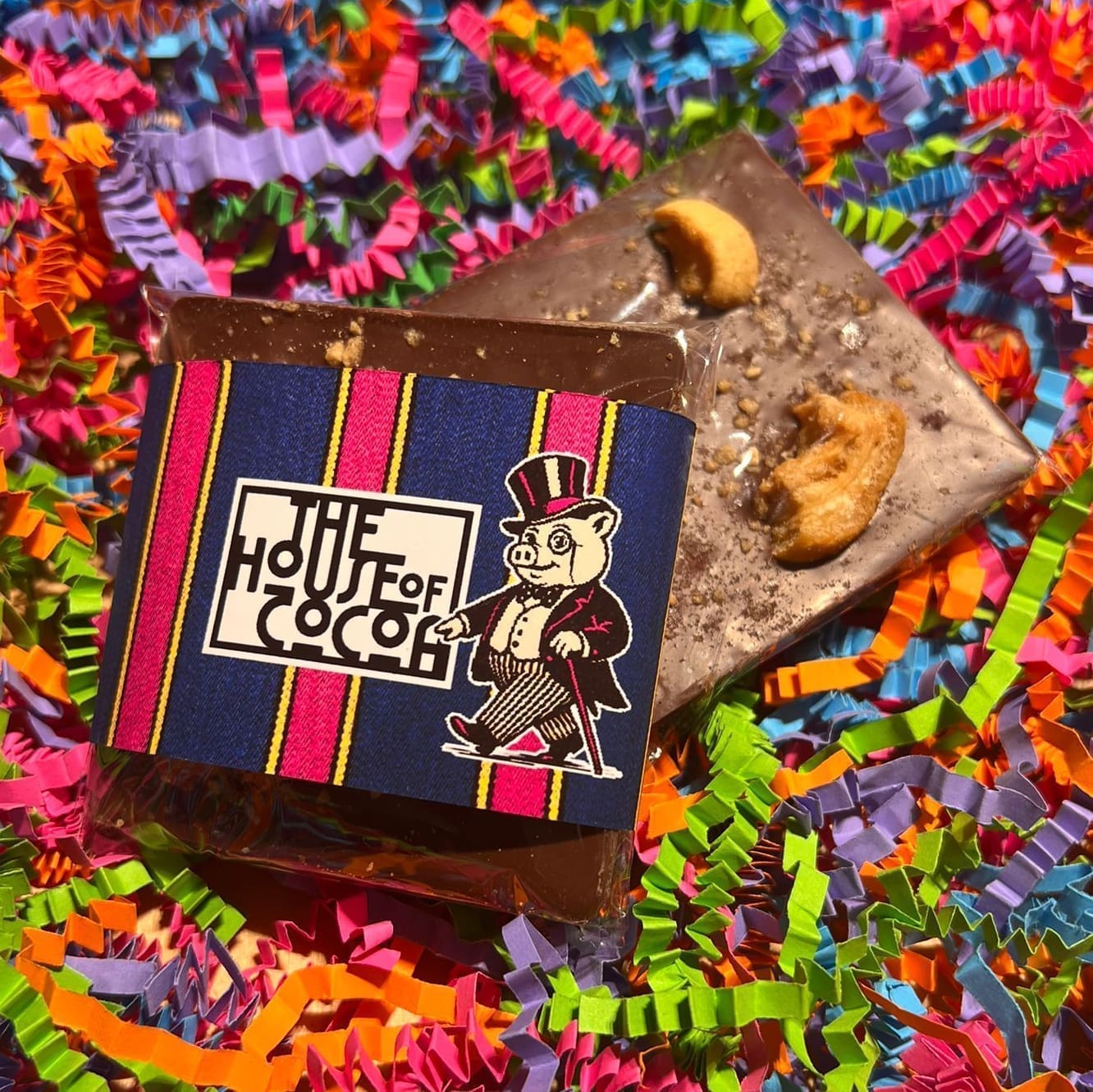 Milk Chocolate Bar with Maple, Salt and Pork Scratchings