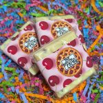 White Chocolate Bar with Sour Cherries