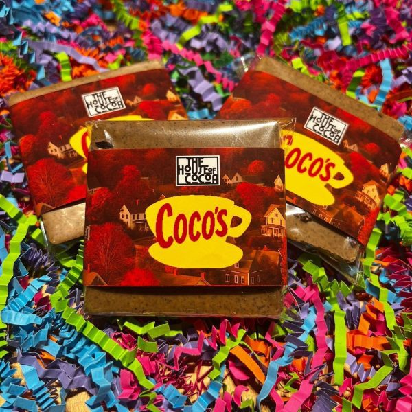 Salted Butter Caramel Chocolate Bar with Coffee and Cocoa Nibs
