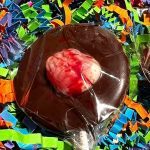 Milk Chocolate Halloween Brain Lollies