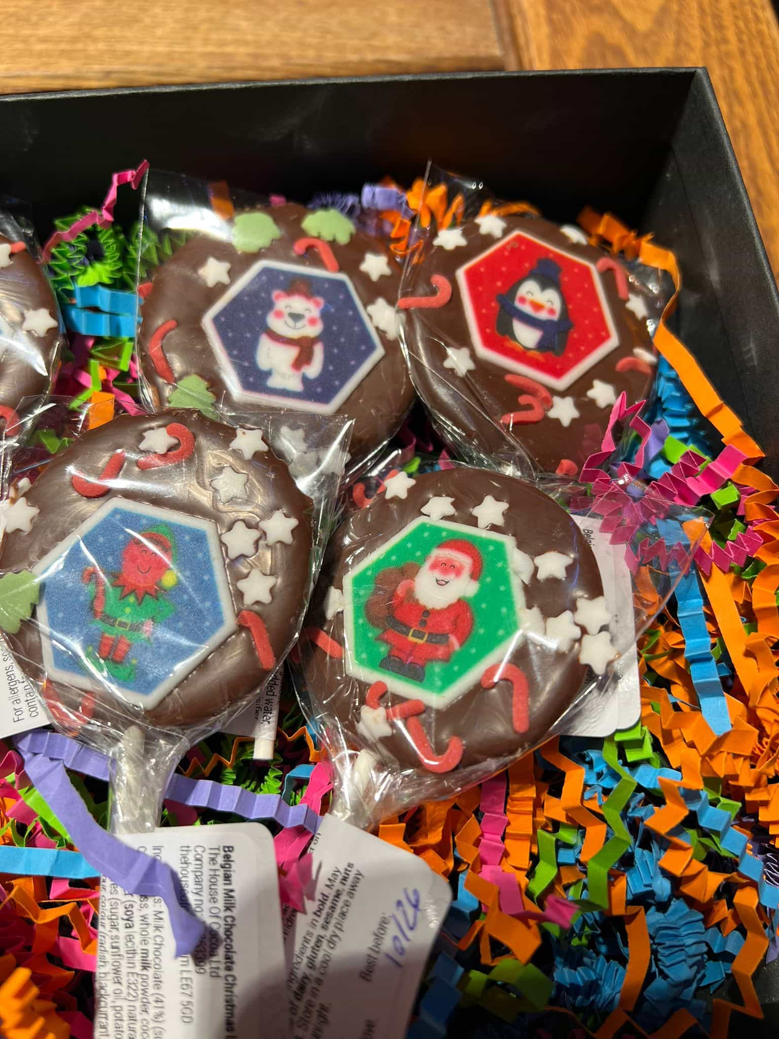 Milk Chocolate Christmas Lollies