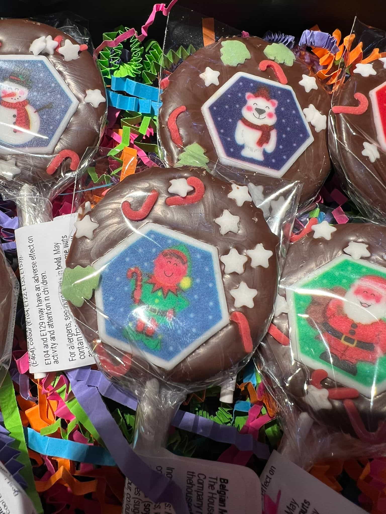Milk Chocolate Christmas Lollies