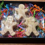 White Chocolate Popping Gingerbread Man