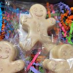 White Chocolate Popping Gingerbread Man
