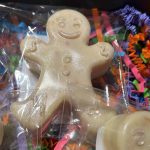 White Chocolate Popping Gingerbread Man