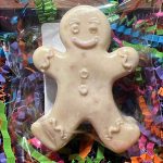 White Chocolate Popping Gingerbread Man