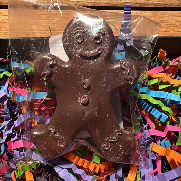 Milk Chocolate Popping Gingerbread Man