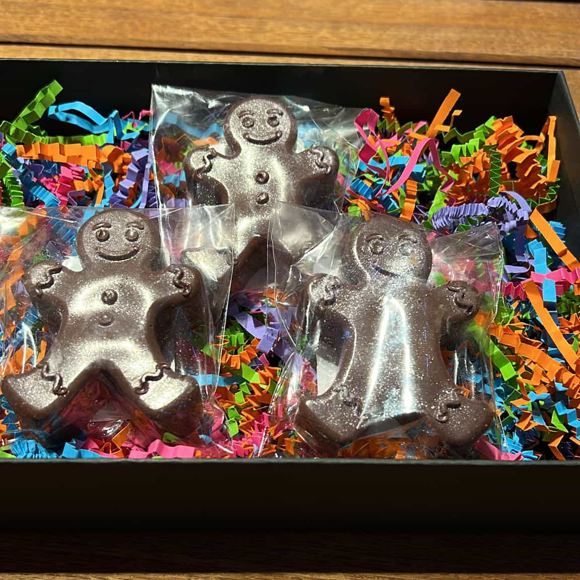Milk Chocolate Popping Gingerbread Man