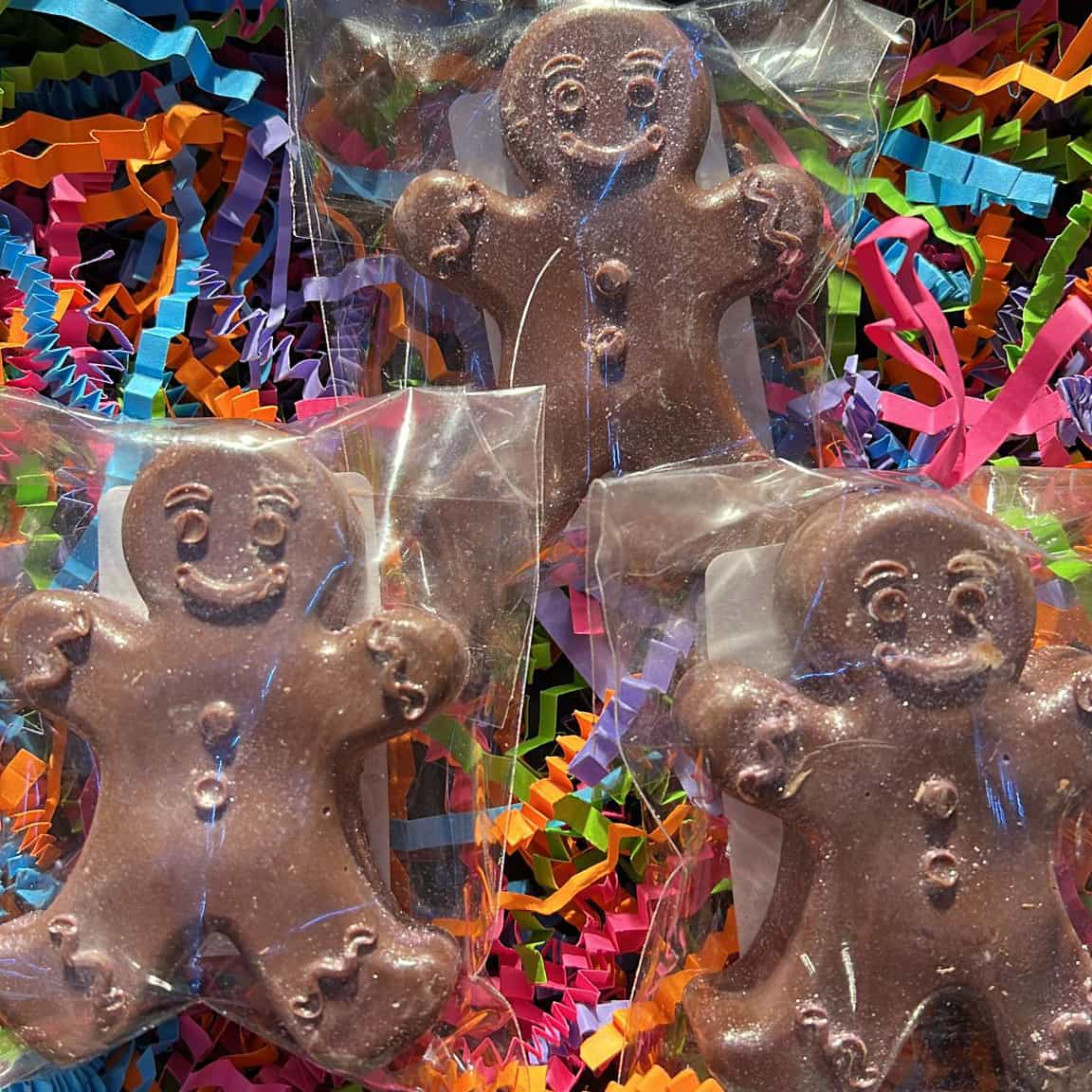 Milk Chocolate Popping Gingerbread Man