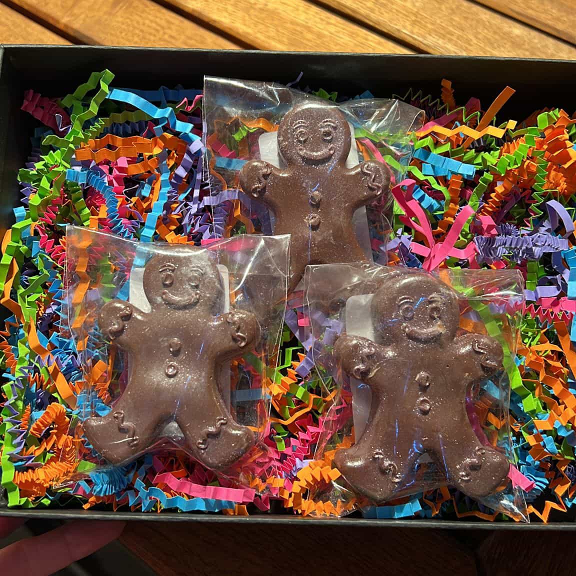 Milk Chocolate Popping Gingerbread Man