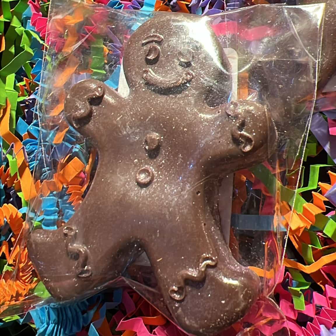 Milk Chocolate Popping Gingerbread Man