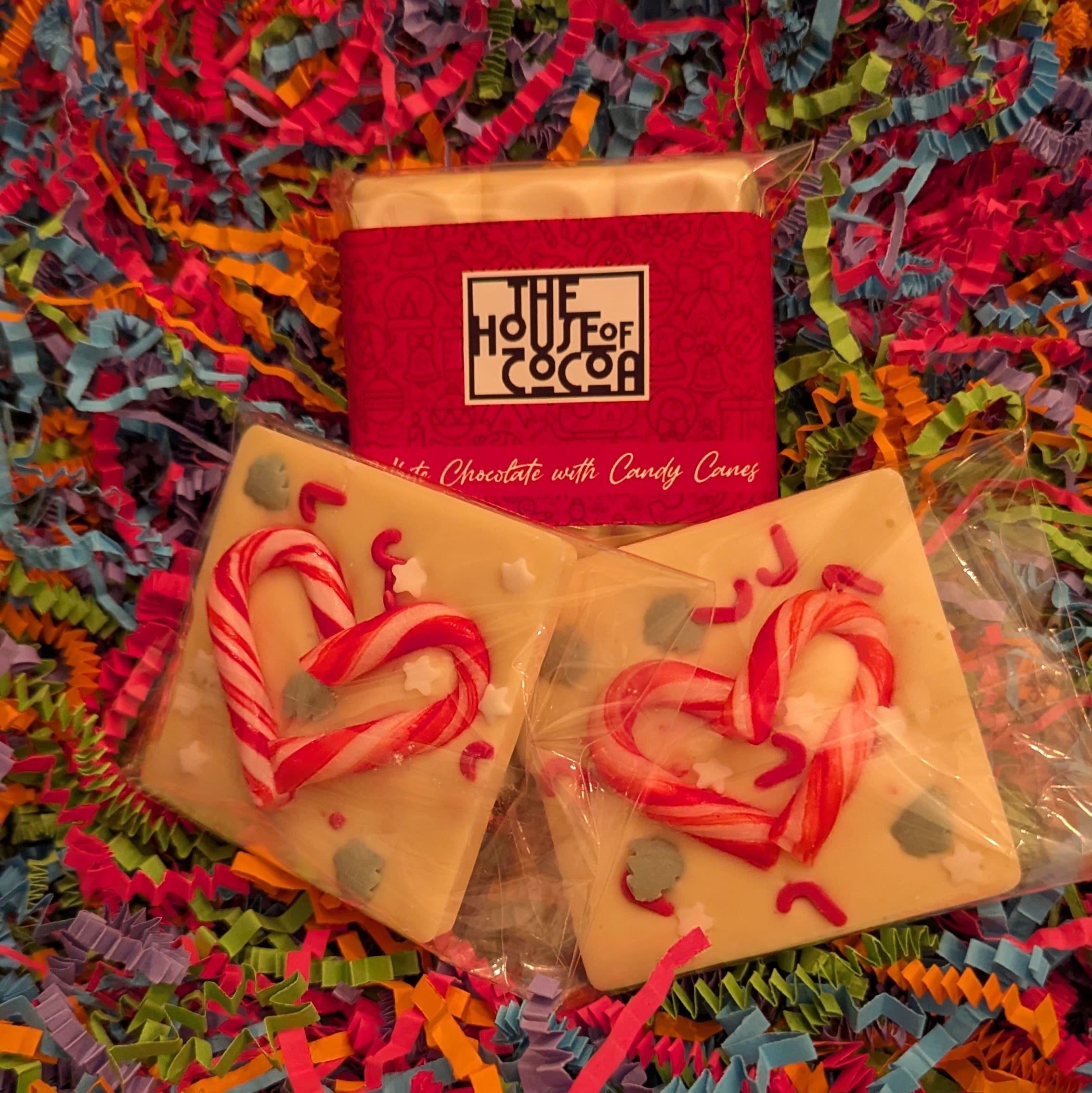 White Chocolate Candy Cane Christmas Bar