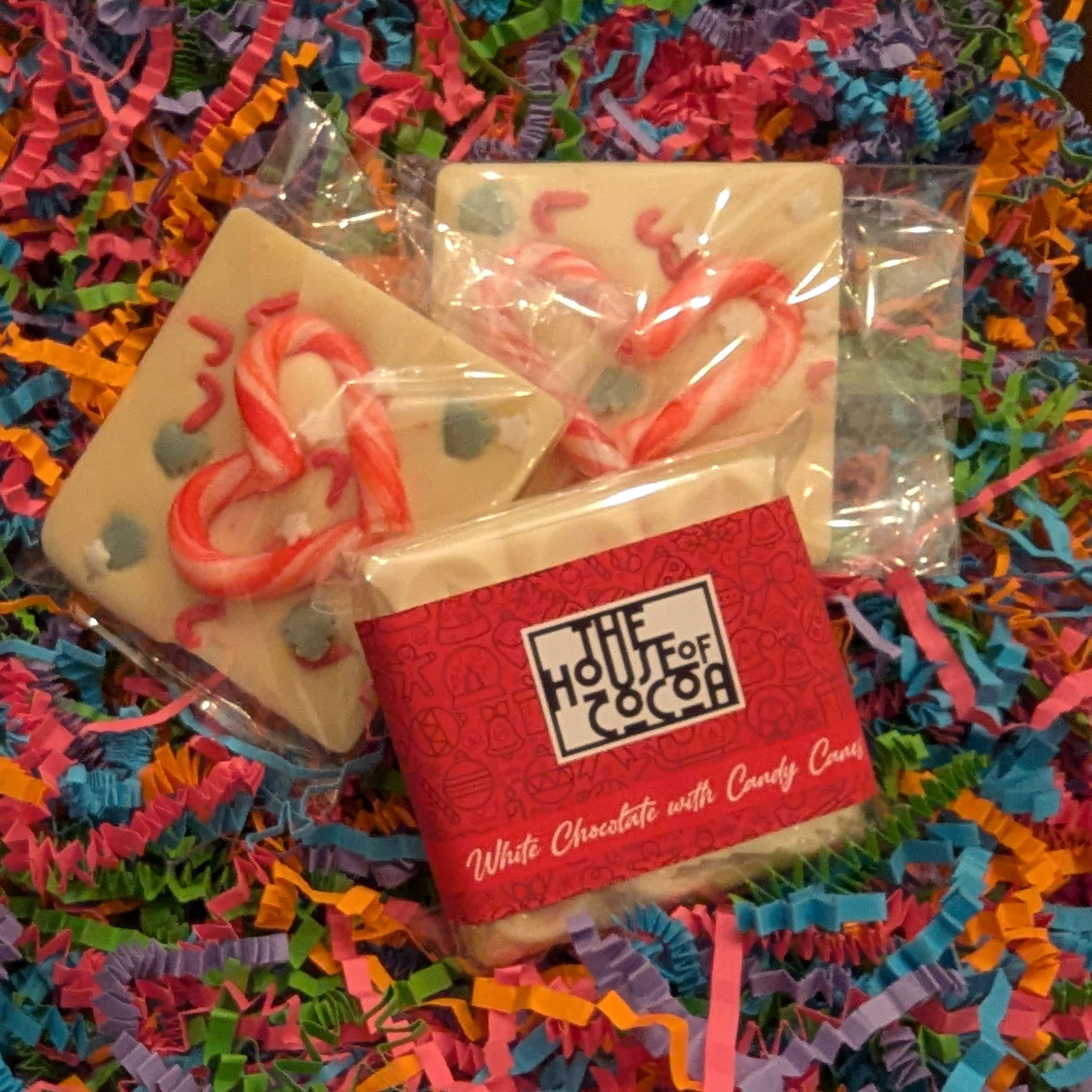 White Chocolate Candy Cane Christmas Bar