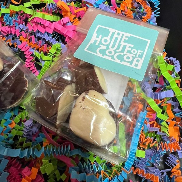 White and Dark Caramel Bites