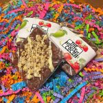Milk Chocolate Strawberry & Apple Crumble with Custard