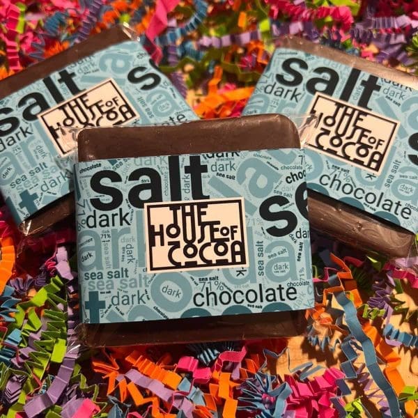 Dark Chocolate with Sea Salt Flakes